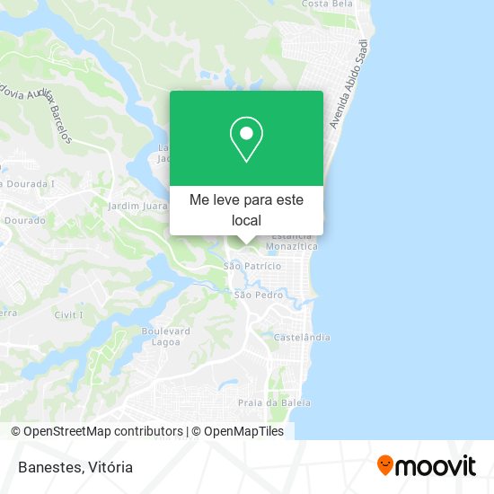 Banestes mapa