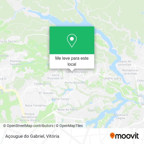 Açougue do Gabriel mapa