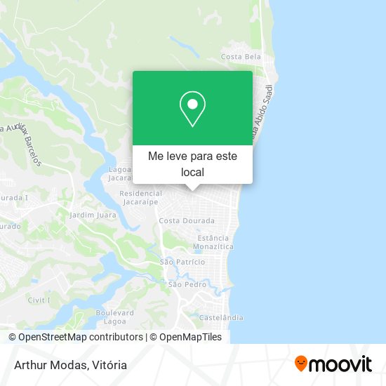 Arthur Modas mapa