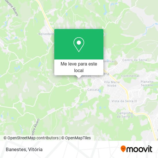 Banestes mapa