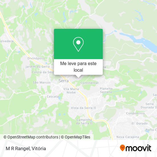 M R Rangel mapa