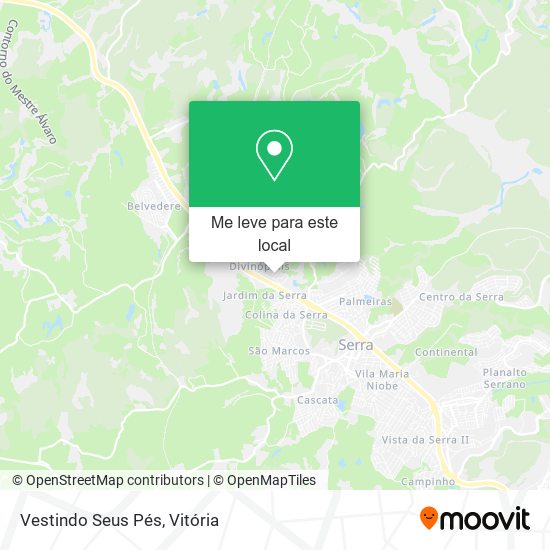 Vestindo Seus Pés mapa
