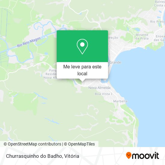 Churrasquinho do Badho mapa