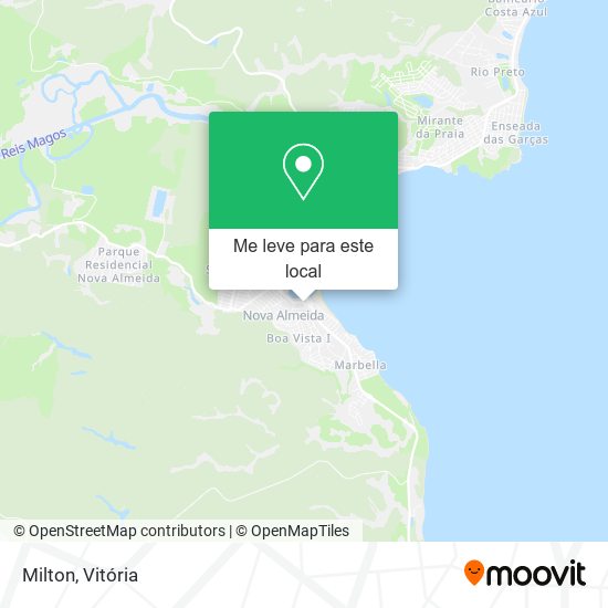 Milton mapa