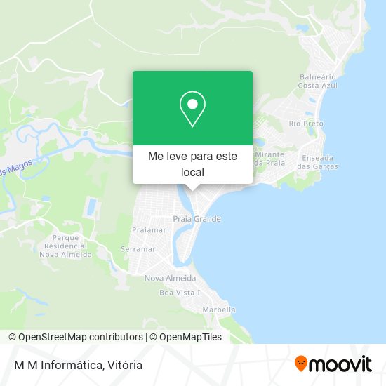 M M Informática mapa