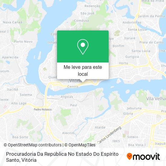 Procuradoria Da República No Estado Do Espírito Santo mapa