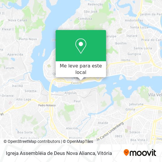 Igreja Assembléia de Deus Nova Alianca mapa