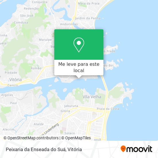 Peixaria da Enseada do Suá mapa