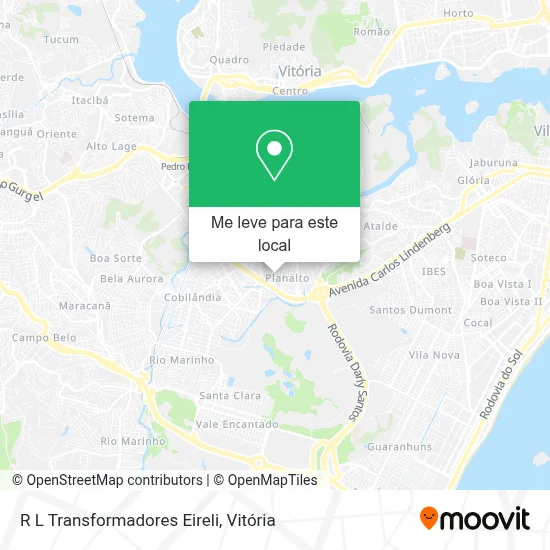 R L Transformadores Eireli mapa
