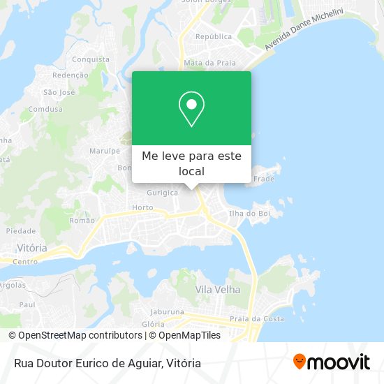 Rua Doutor Eurico de Aguiar mapa