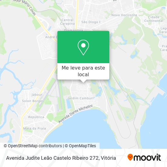 Avenida Judite Leão Castelo Ribeiro 272 mapa