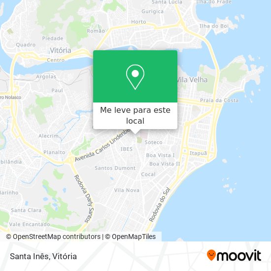 Santa Inês mapa