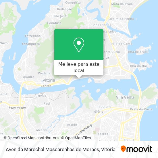 Avenida Marechal Mascarenhas de Moraes mapa