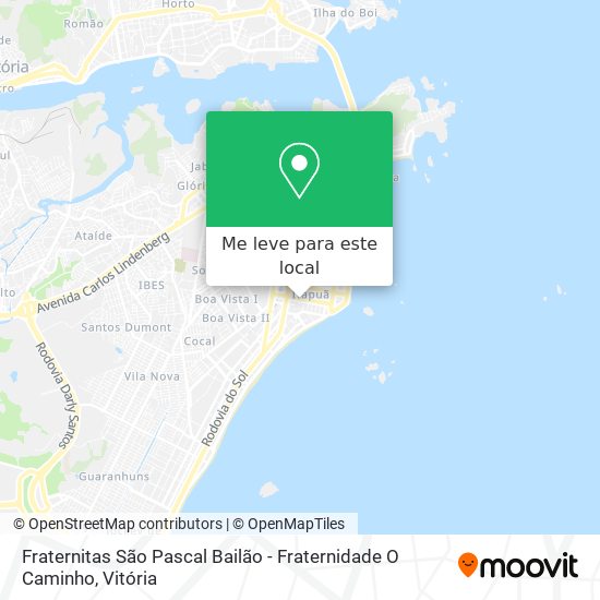 Fraternitas São Pascal Bailão - Fraternidade O Caminho mapa