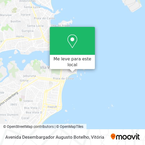 Avenida Desembargador Augusto Botelho mapa
