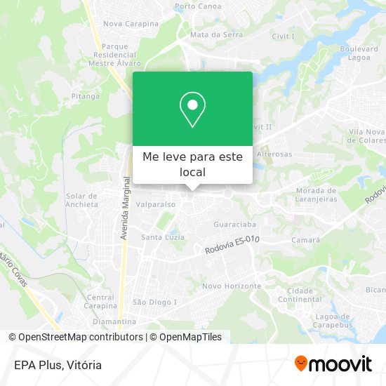 EPA Plus mapa