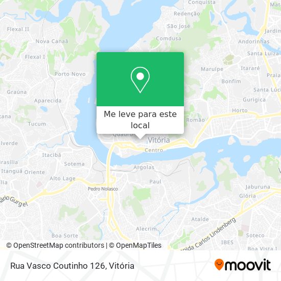Rua Vasco Coutinho 126 mapa