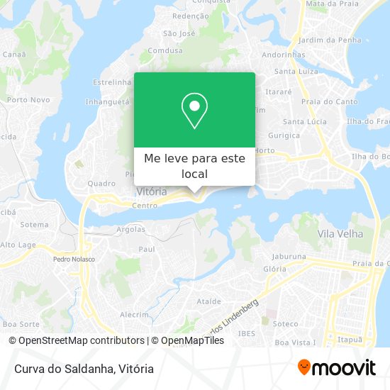 Curva do Saldanha mapa