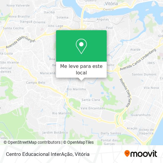 Centro Educacional InterAção mapa