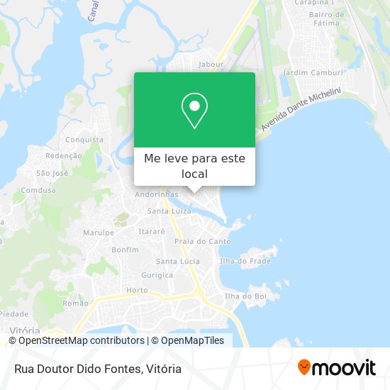 Rua Doutor Dido Fontes mapa