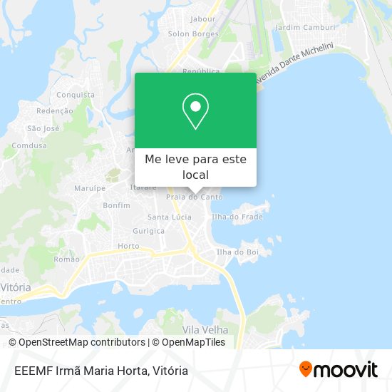 EEEMF Irmã Maria Horta mapa