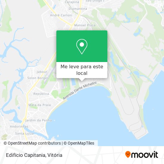 Edifício Capitania mapa