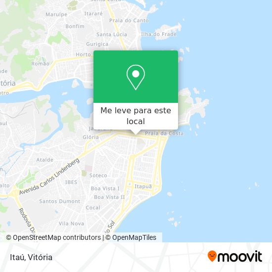 Itaú mapa