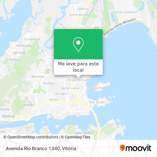 Avenida Rio Branco 1340 mapa