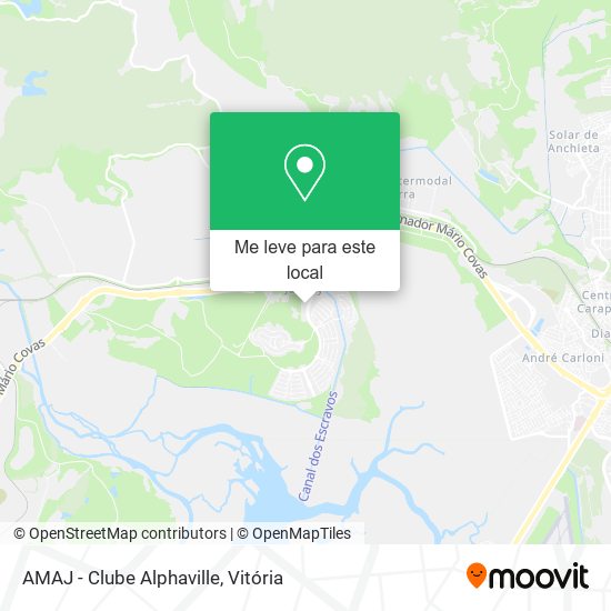 AMAJ - Clube Alphaville mapa