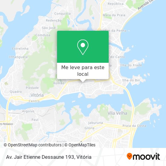 Av. Jair Etienne Dessaune 193 mapa