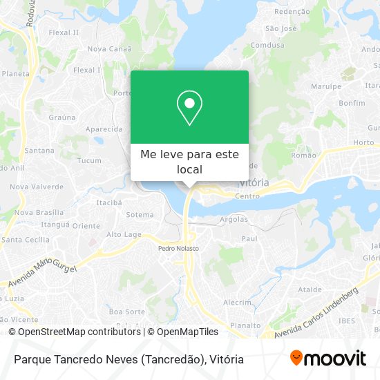 Parque Tancredo Neves (Tancredão) mapa