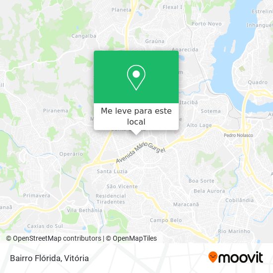Bairro Flórida mapa