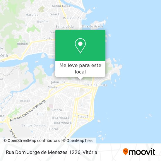 Rua Dom Jorge de Menezes 1226 mapa