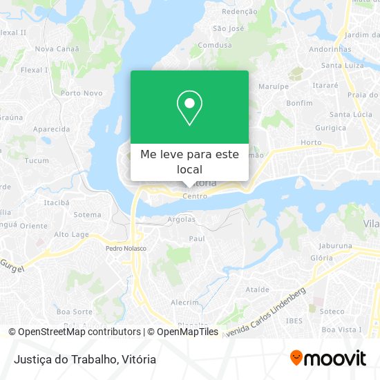 Justiça do Trabalho mapa