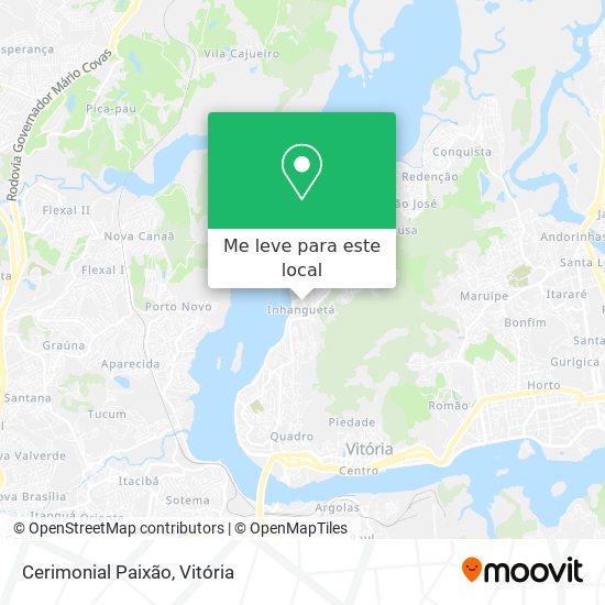Cerimonial Paixão mapa