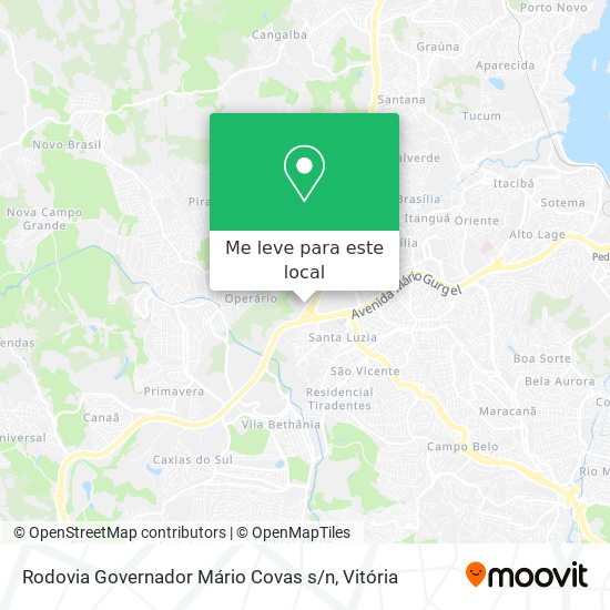 Rodovia Governador Mário Covas s / n mapa