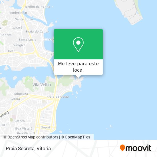 Praia Secreta mapa