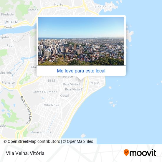 Vila Velha mapa