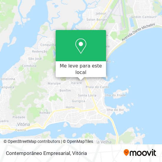 Contemporâneo Empresarial mapa