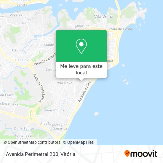 Avenida Perimetral 200 mapa