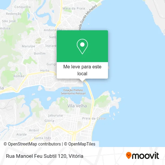 Rua Manoel Feu Subtil 120 mapa