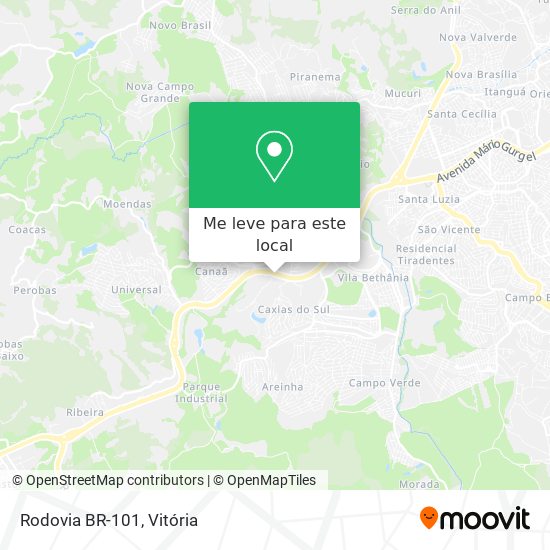 Rodovia BR-101 mapa