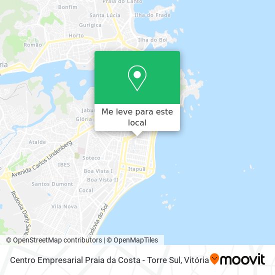Centro Empresarial Praia da Costa - Torre Sul mapa