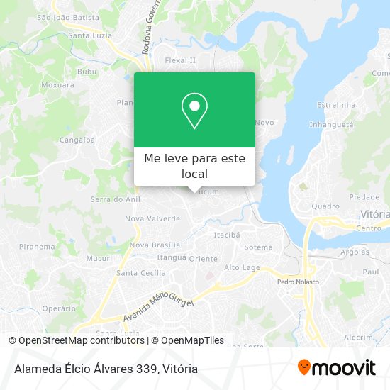 Alameda Élcio Álvares 339 mapa