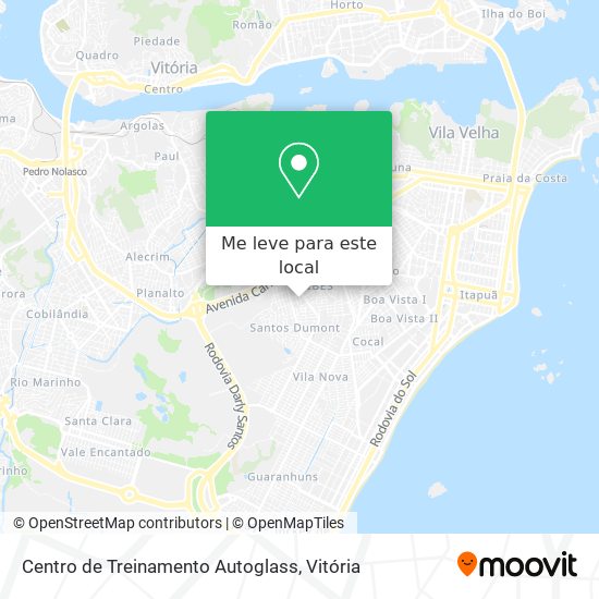 Centro de Treinamento Autoglass mapa