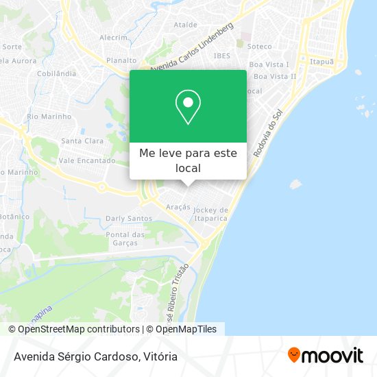 Avenida Sérgio Cardoso mapa
