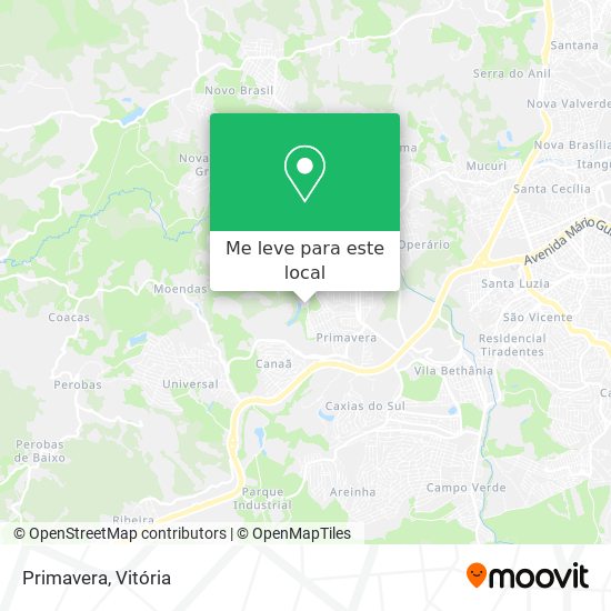 Primavera mapa