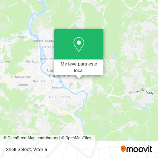 Shell Select mapa