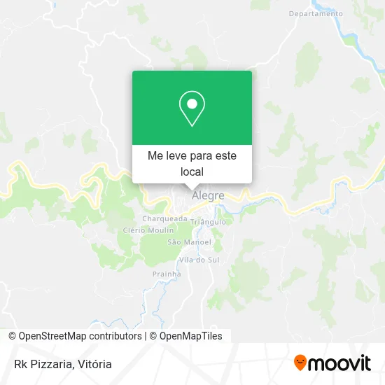 Rk Pizzaria mapa