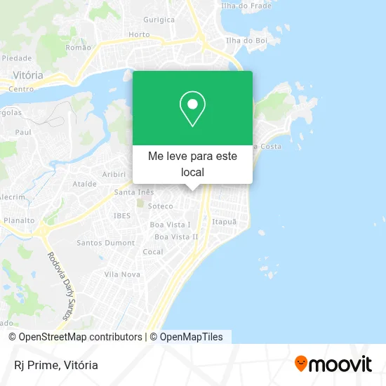 Rj Prime mapa